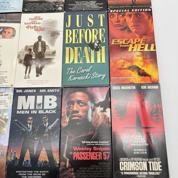 Lot Of 12 VHS Movies - Classics/Blockbusters - Drama Action Suspense - Pre-owned - Picture 4 of 11